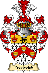 English Coat of Arms (v.23) for the family Prestwich