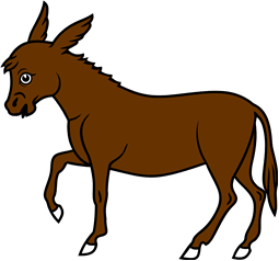 Ass or Mule Passant