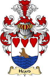 English Coat of Arms (v.23) for the family Heard or Herd