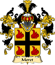 French Family Coat of Arms (v.25) Moret