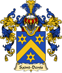 French Family Coat of Arms (v.25) Saint-Denis