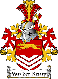 Dutch Coat of Arms for Van der Kemp