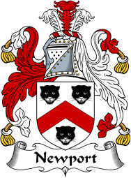 English Coat of Arms for the family Newport