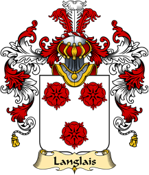 French Family Coat of Arms (v.25) Langlais