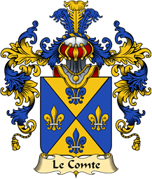 French Family Coat of Arms (v.25) Comte (le) II