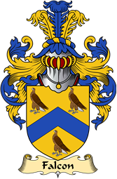 English Coat of Arms (v.23) for the family Falcon