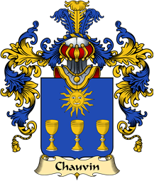 French Family Coat of Arms (v.25) Chauvin