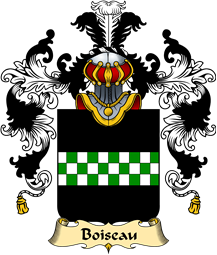 French Family Coat of Arms (v.25) Boiseau
