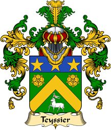 French Family Coat of Arms (v.25) Teyssier