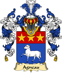 French Family Coat of Arms (v.25) Agneau