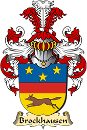 v.23 Coat of Family Arms from Germany for Brockhausen