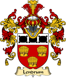 Irish Family Coat of Arms (v.25a) Lendrum