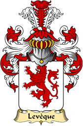 French Family Coat of Arms (v.23) for Levèque (Evèque l