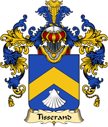 French Family Coat of Arms (v.25) Tisserand