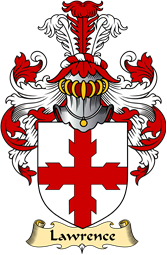 English Coat of Arms (v.23) for the family Lawrence or Laurence