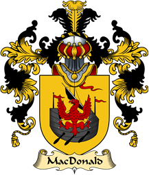 Scottish Family Coat of Arms (v.25) MacDonald (of the Isles)