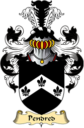 English Coat of Arms (v.23) for the family Pendred