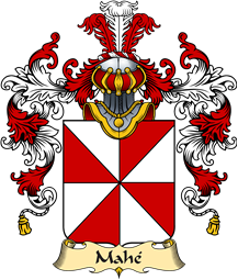 French Family Coat of Arms (v.25) Mahé