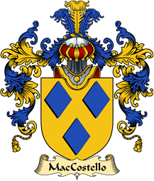 Irish Family Coat of Arms (v.25a) MacCostello