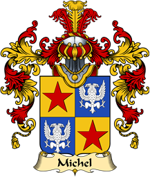 French Family Coat of Arms (v.25) Michel