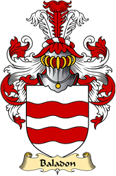 Welsh Family Coat of Arms (v.23) for Baladon (or Ballon, lord of Abergavenny)