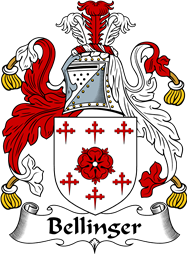 English Coat of Arms for the family Bellinger