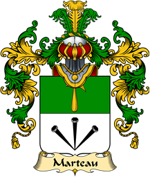 French Family Coat of Arms (v.25) Marteau