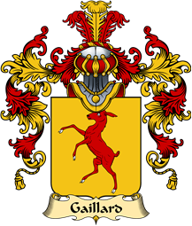 French Family Coat of Arms (v.25) Gaillard
