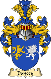 English Coat of Arms (v.23) for the family Dancey or Dancy