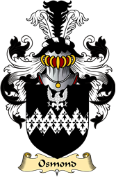 English Coat of Arms (v.23) for the family Osmond