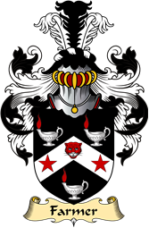 English Coat of Arms (v.23) for the family Farmer