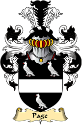 English Coat of Arms (v.23) for the family Page