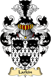 English Coat of Arms (v.23) for the family Larkin