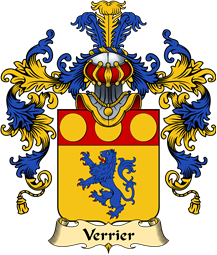 French Family Coat of Arms (v.25) Verrier (le)