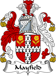 English Coat of Arms for the family Mayfield