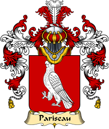 French Family Coat of Arms (v.25) Parisot or Pariseau