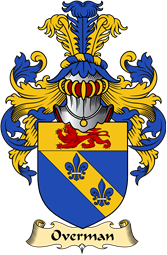 English Coat of Arms (v.23) for the family Overman