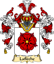 French Family Coat of Arms (v.25) Flèche ( de la)