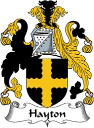 English Coat of Arms for the family Hayton