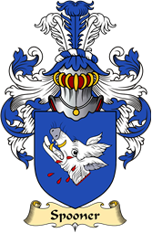 English Coat of Arms (v.23) for the family Spooner