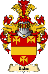 English Coat of Arms (v.23) for the family Bales