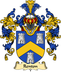 Scottish Family Coat of Arms (v.25) Renton