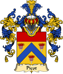 French Family Coat of Arms (v.25) Picot