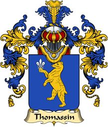 French Family Coat of Arms (v.25) Thomassin