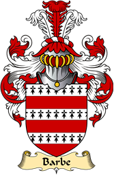 English Coat of Arms (v.23) for the family Barbe