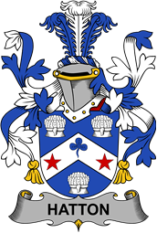 Irish Coat of Arms for Hatton or McIlhatton