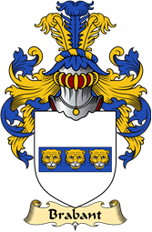 English Coat of Arms (v.23) for the family Brabant