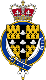 Families of Britain Coat of Arms Badge for: Ellis (England)