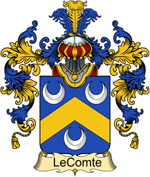 French Family Coat of Arms (v.25) Comte (le) I