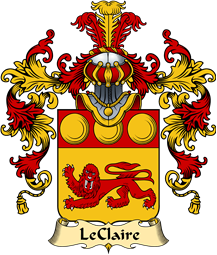 French Family Coat of Arms (v.25) Claire (le)